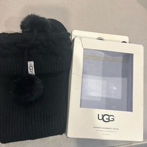 UGG women’s rainboot socks ~ Pom Pom | Never Worn